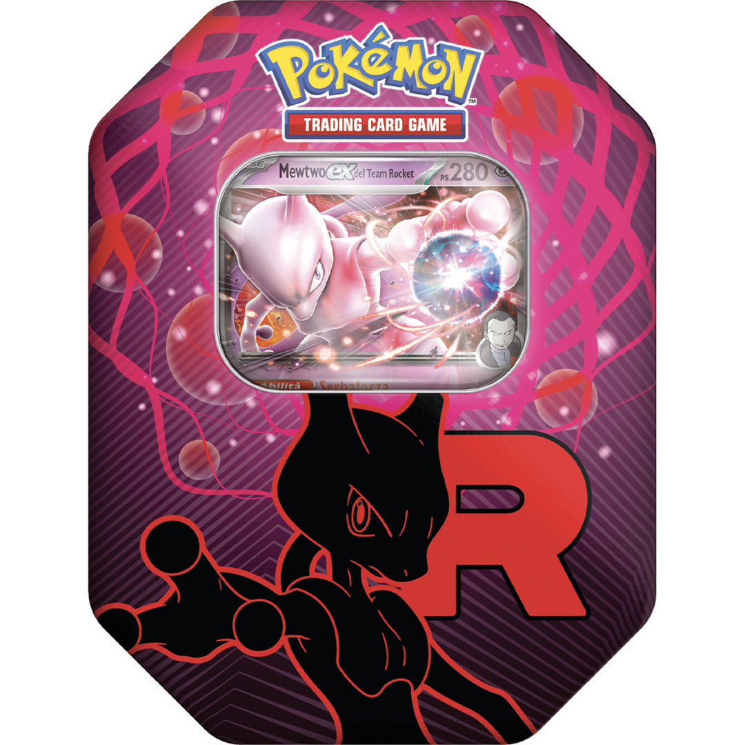 Tin da Collezione Team Rocket – Mewtwo-ex (ITA)