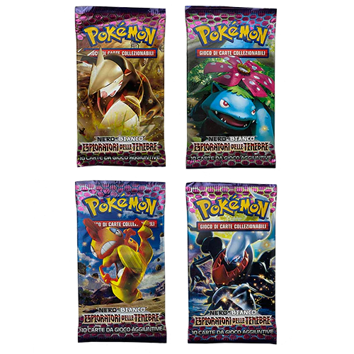 Esploratori delle Tenebre 4 Buste 10 Carte Artwork Set (ITA)