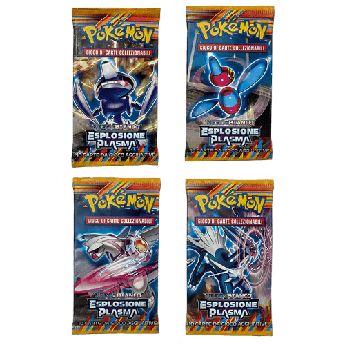 Esplosione Plasma 4 Buste 10 Carte Artwork Set (ITA)