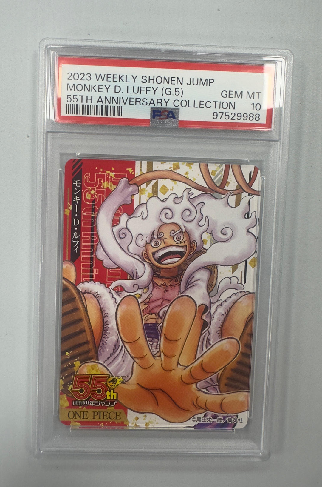Monkey D. Luffy 55th Anniversary Collection PSA 10
