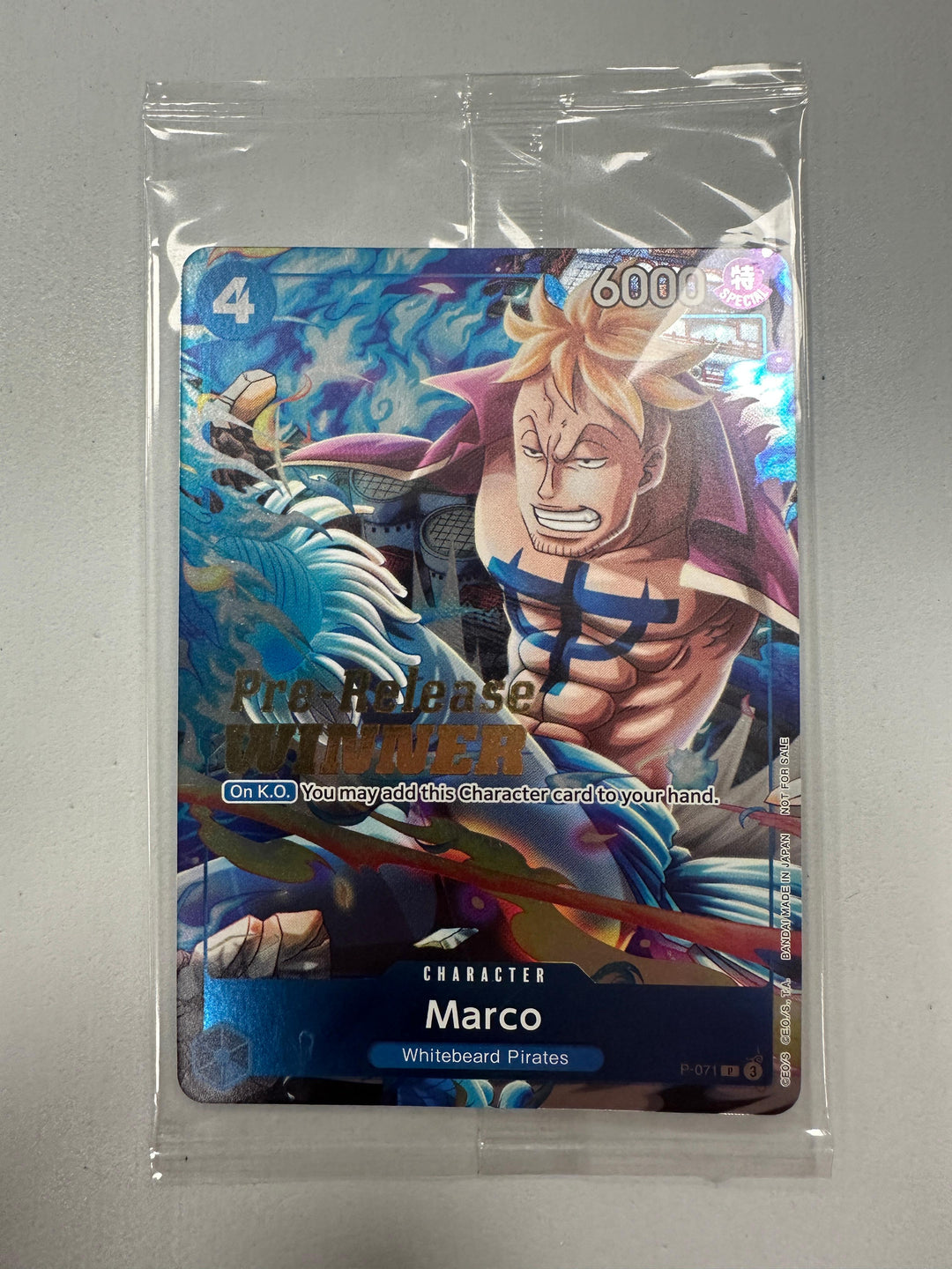 Marco Promo Winner Sealed P-071 (ENG)