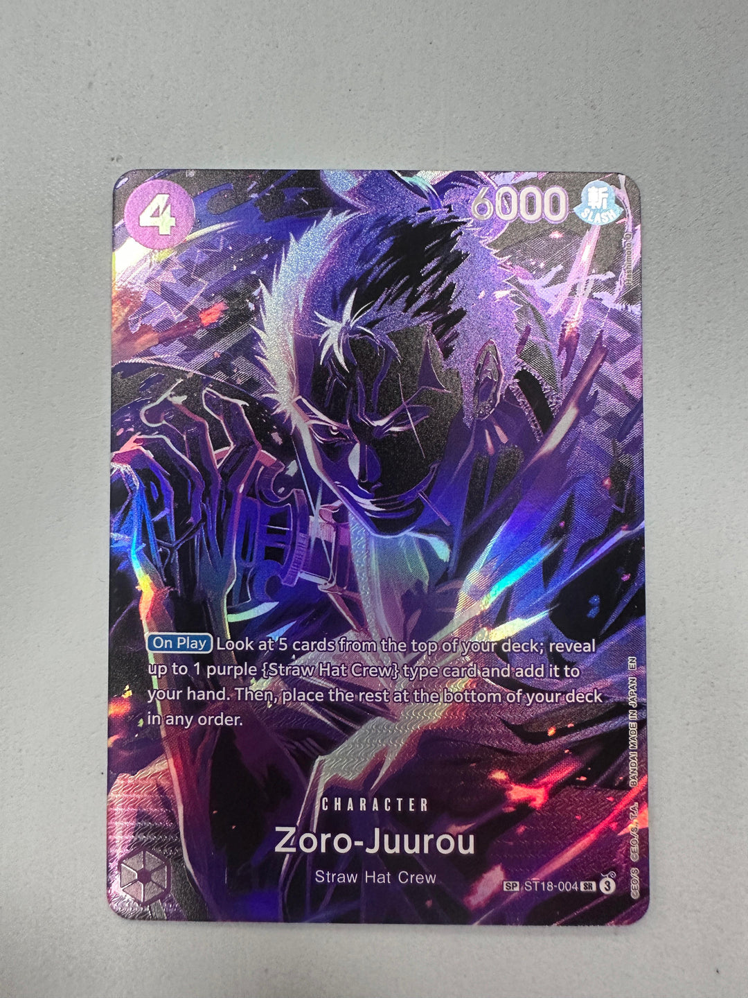 Zoro-Juurou Special Art ST18-004 (ENG)