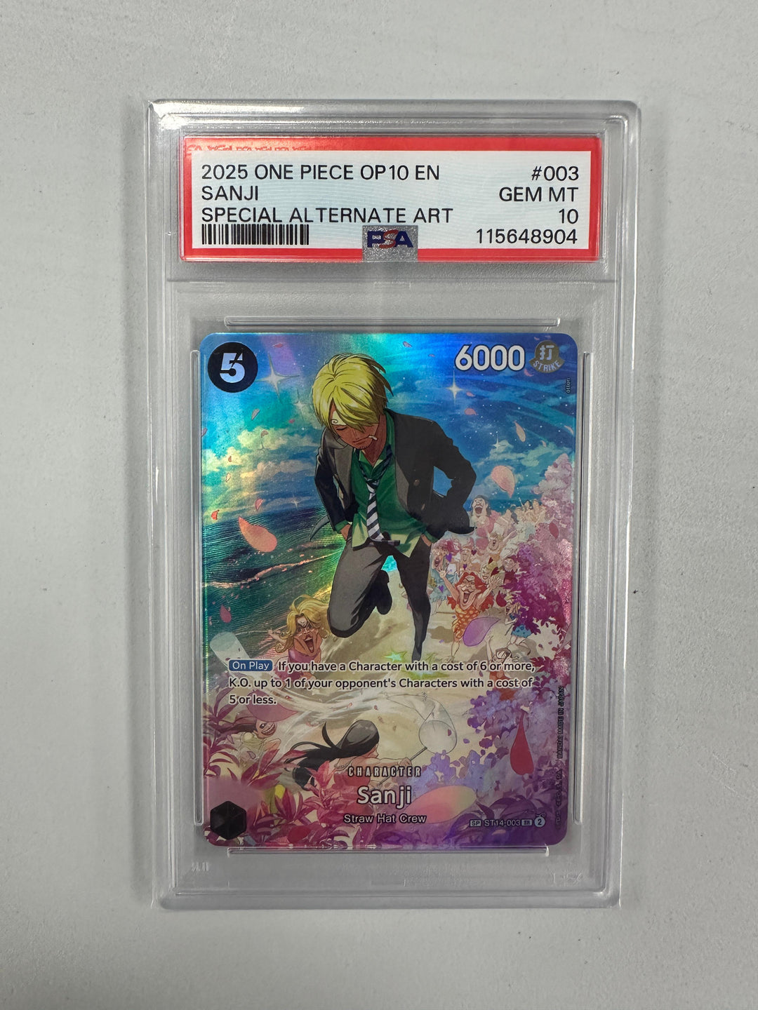 Sanji Special Art ST14-003 ENG PSA 10