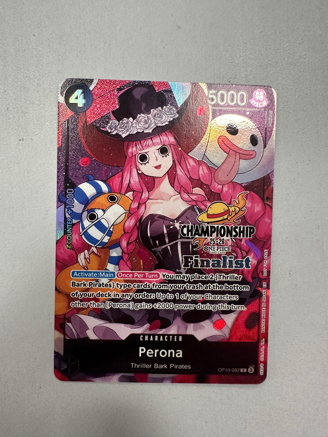 Perona OP10-092 Championship 25-26 Finalist (ENG)