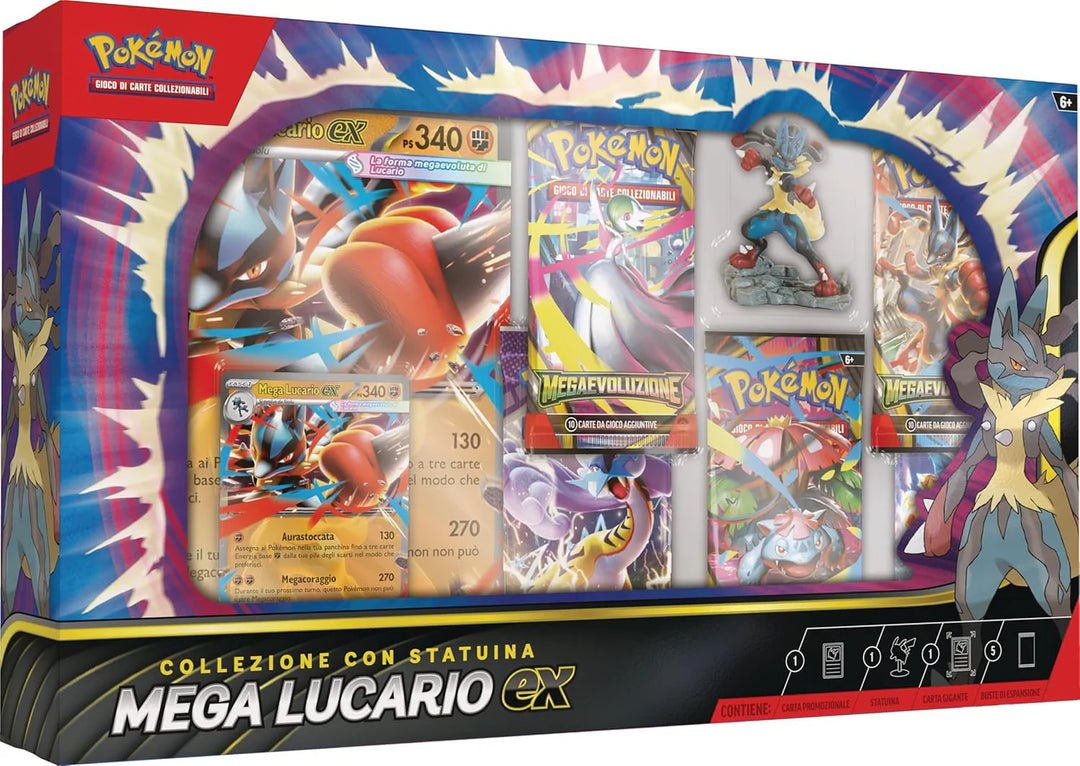 Collezione con Statuina Mega Lucario ex (ITA)