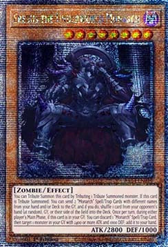 Erebus the Underworld Monarch (V.5 - Quarter Century Secret Rare)