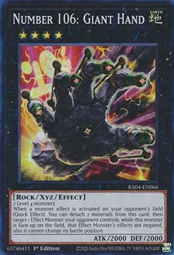 Number 106: Giant Hand (V.1 - Super Rare)