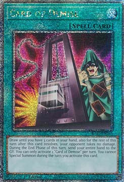 Card of Demise (V.2 - Quarter Century Secret Rare)