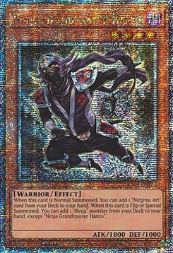 Ninja Grandmaster Hanzo (V.2 - Quarter Century Secret Rare)