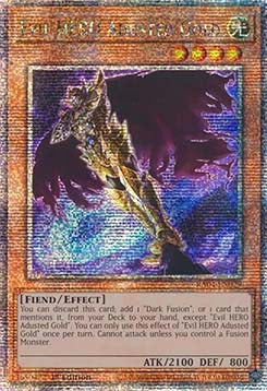 Evil HERO Adusted Gold (V.5 - Quarter Century Secret Rare)