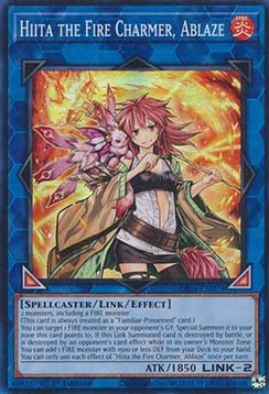 Hiita the Fire Charmer, Ablaze (V.1 - Super Rare)