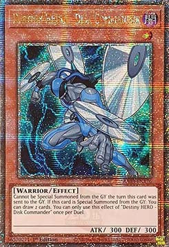 Destiny HERO - Disk Commander (V.2 - Quarter Century Secret Rare)