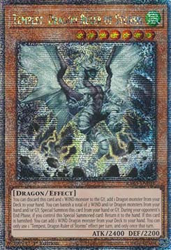 Tempest, Dragon Ruler of Storms (V.5 - Quarter Century Secret Rare)