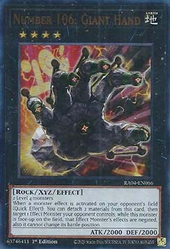 Number 106: Giant Hand (V.2 - Ultra Rare)