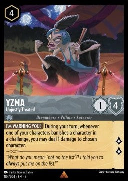 Yzma - Unjustly Treated