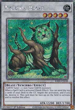 Naturia Beast (V.1 - Platinum Secret Rare)