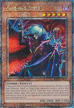 Vampire Lord (V.2 - Quarter Century Secret Rare)