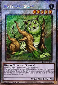 Naturia Beast (V.2 - Quarter Century Secret Rare)