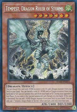 Tempest, Dragon Ruler of Storms (V.3 - Secret Rare)