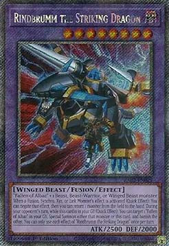 Rindbrumm the Striking Dragon (V.4 - Platinum Secret Rare)