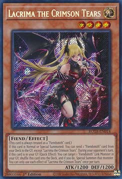 Lacrima the Crimson Tears (V.1 - Secret Rare)