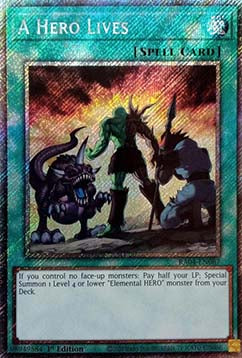 A Hero Lives (V.4 - Platinum Secret Rare)