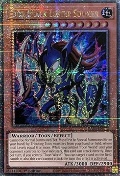 Toon Black Luster Soldier (V.2 - Quarter Century Secret Rare)