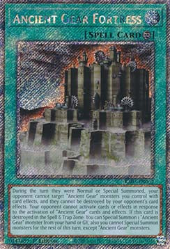 Ancient Gear Fortress (V.4 - Platinum Secret Rare)