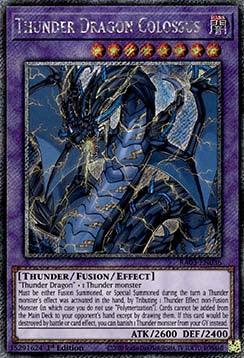 Thunder Dragon Colossus (V.4 - Platinum Secret Rare)