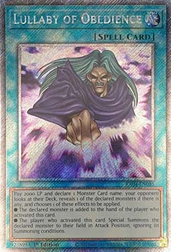 Lullaby of Obedience (V.4 - Platinum Secret Rare)