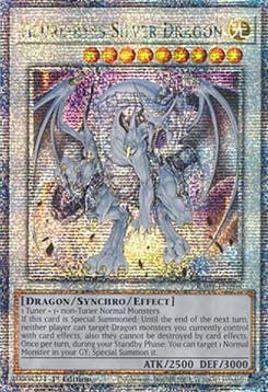 Azure-Eyes Silver Dragon (V.2 - Quarter Century Secret Rare)