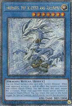 Sauravis, the Ancient and Ascended (V.5 - Quarter Century Secret Rare)