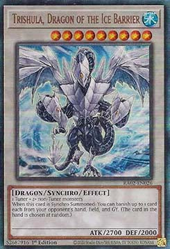 Trishula, Dragon of the Ice Barrier (V.7 - Ultimate Rare)