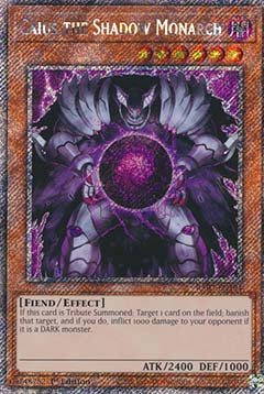 Caius the Shadow Monarch (V.1 - Platinum Secret Rare)