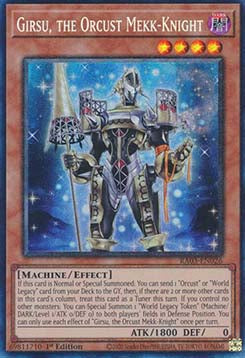 Girsu, the Orcust Mekk-Knight (V.6 - Collectors Rare)