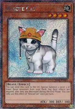 Rescue Cat (V.7 - Platinum Secret Rare)