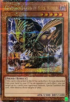Goldd, Wu-Lord of Dark World (V.2 - Quarter Century Secret Rare)