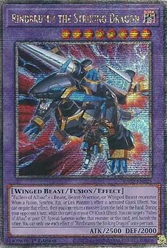Rindbrumm the Striking Dragon (V.5 - Quarter Century Secret Rare)