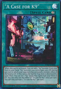 "A Case for K9" (V.1 - Super Rare)