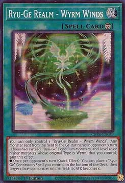 Ryu-Ge Realm - Wyrm Winds (V.2 - Super Rare)