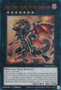 Red-Eyes Flare Metal Dragon (V.7 - Ultimate Rare)