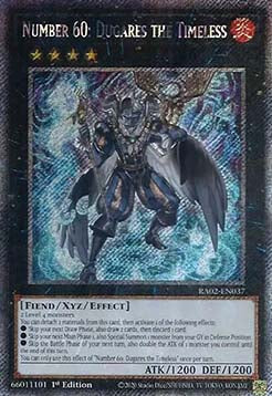 Number 60: Dugares the Timeless (V.4 - Platinum Secret Rare)
