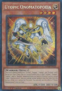 Utopic Onomatopoeia (V.3 - Secret Rare)