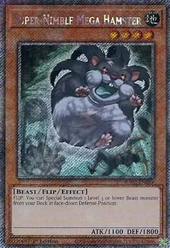 Super-Nimble Mega Hamster (V.4 - Platinum Secret Rare)