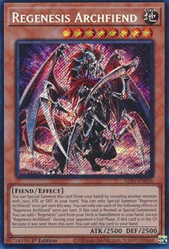 Regenesis Archfiend (V.1 - Secret Rare)