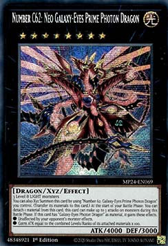 Number C62: Neo Galaxy-Eyes Prime Photon Dragon