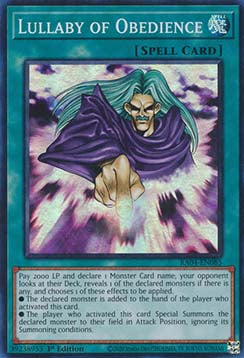 Lullaby of Obedience (V.1 - Super Rare)
