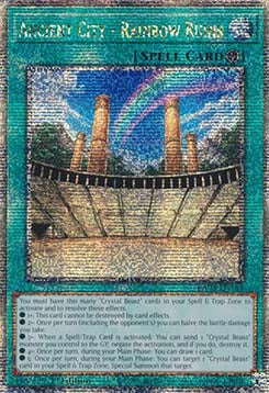 Ancient City - Rainbow Ruins (V.2 - Quarter Century Secret Rare)