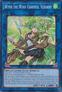 Wynn the Wind Charmer, Verdant (V.1 - Super Rare)
