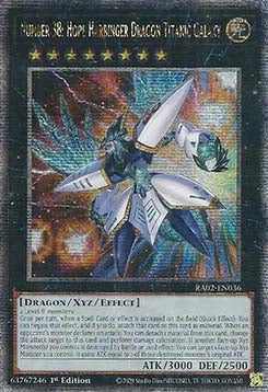 Number 38: Hope Harbinger Dragon Titanic Galaxy (V.5 - Quarter Century Secret Rare)